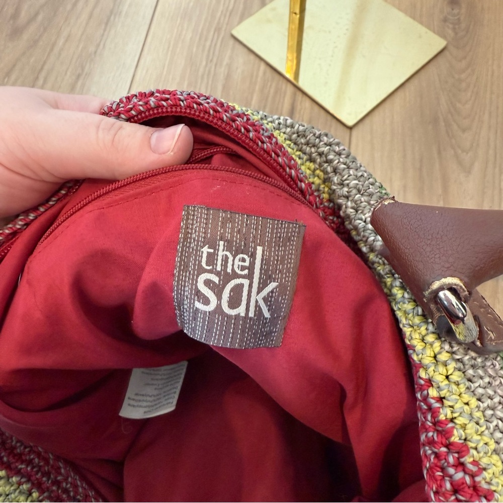 The Sak Colorful Striped Tote Bag Purse - Picture 6 of 12